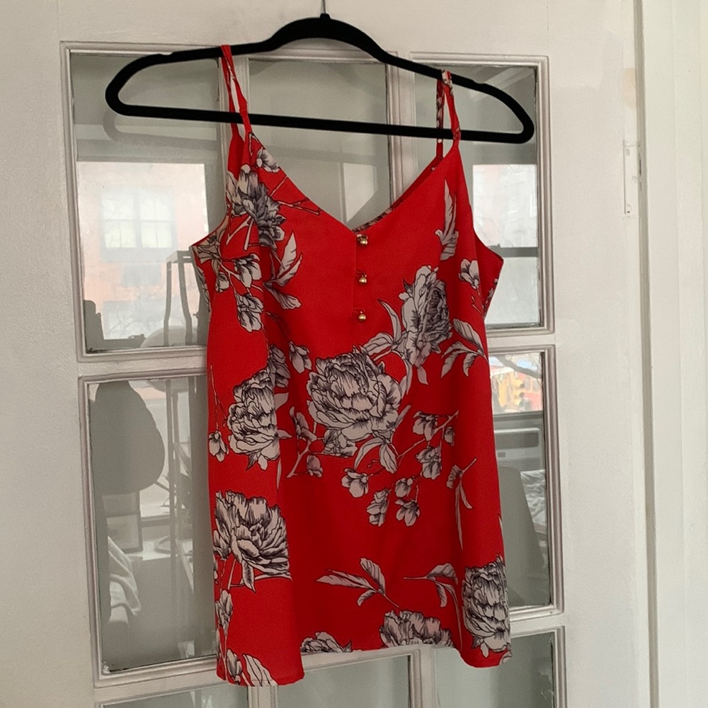Yumi Kim Red Tank Top Size L